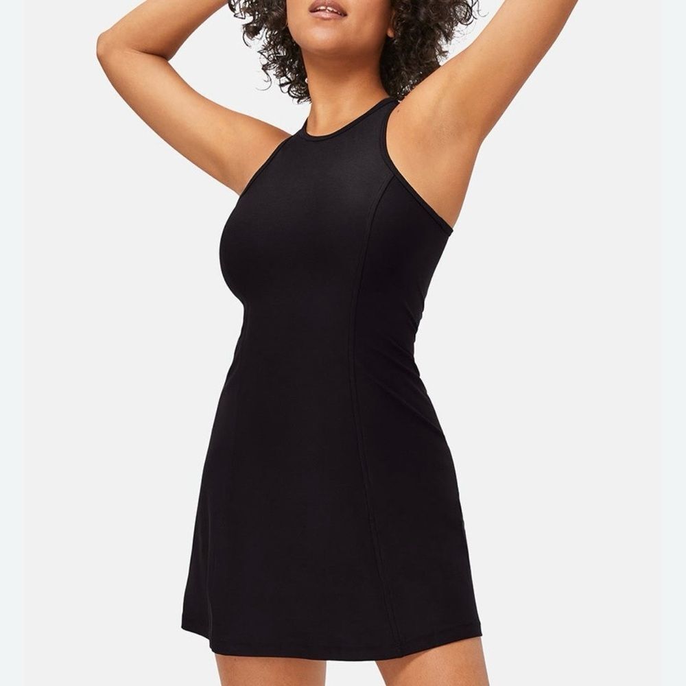 Outdoor Voices Athena Athletic Tank Dress in Black Size M